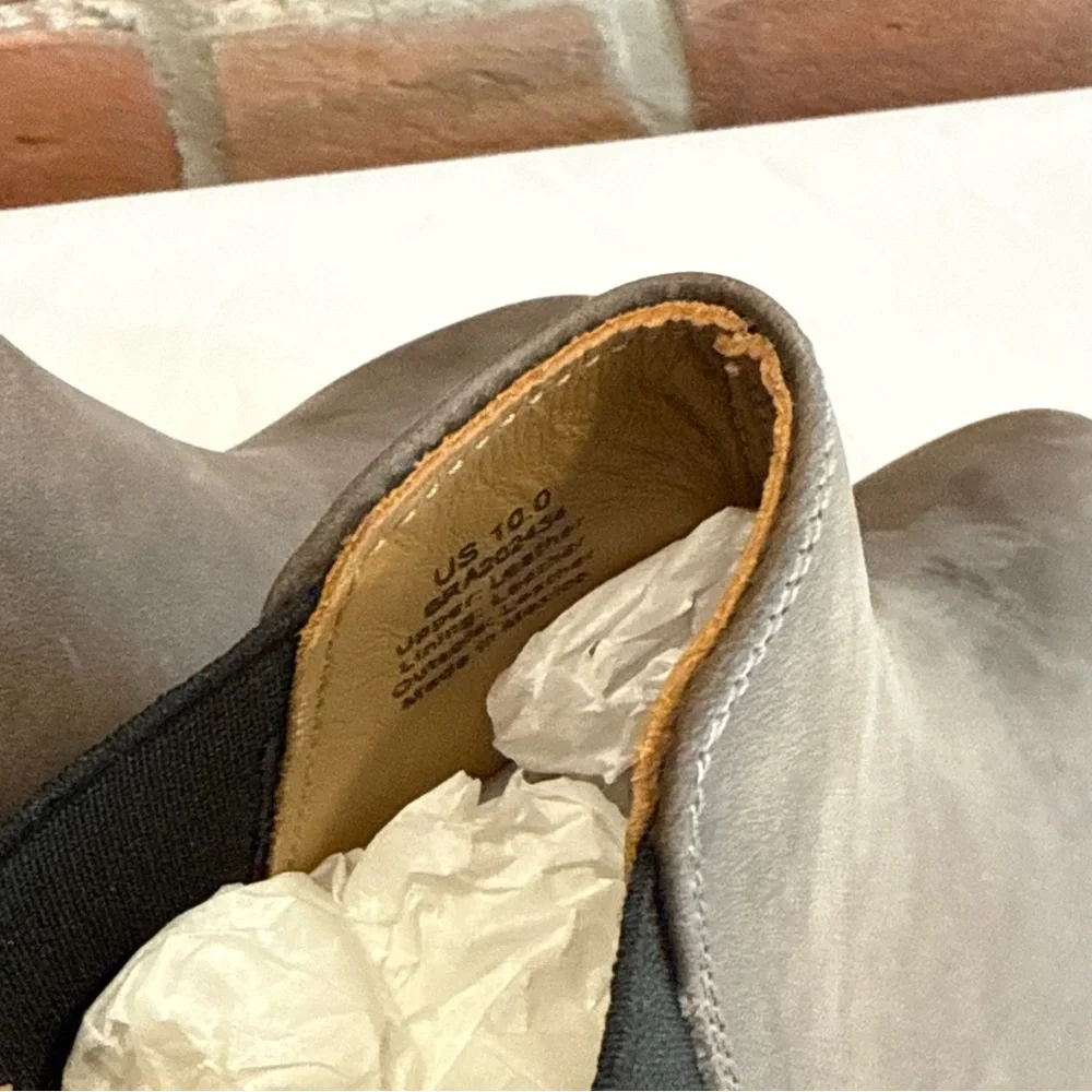 Gray Chelsea Ankle Boots‎ Nisolo